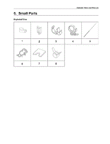 Small Parts parts for Samsung Washer WA54R7200AV/US-00 from AppliancePartsPros.com
