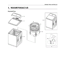 Main Assy Parts parts for Samsung Washer WA54R7600AC/US-00 from AppliancePartsPros.com