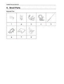 Small Parts parts for Samsung Washer WA54R7600AC/US-00 from AppliancePartsPros.com