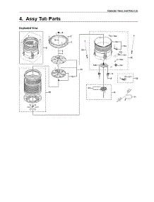 Tub Assy Parts parts for Samsung Washer WA54R7600AW/US-00 from AppliancePartsPros.com