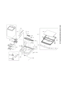 Top Cover Assy parts for Samsung Washer WA56H9000AW/A2-02 from AppliancePartsPros.com