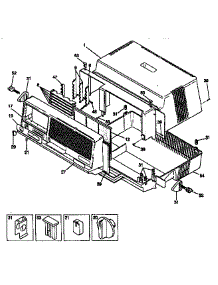 Cabinet Front And Wrapper parts for Westinghouse Central Air Conditioner WAB067T7B from AppliancePartsPros.com