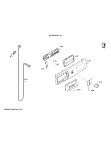 Facia Panel / Operating Module parts for Bosch Washer WAT28400UC/14 from AppliancePartsPros.com