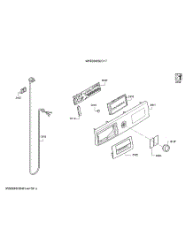 Control Panel Parts parts for Bosch Washer WAT28400UC/17 from AppliancePartsPros.com