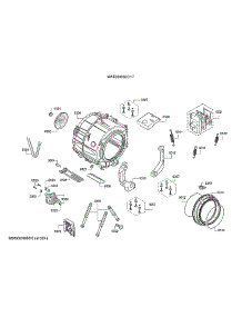 Oscillating System Parts parts for Bosch Washer WAT28400UC/17 from AppliancePartsPros.com