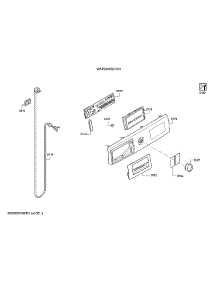 Control Panel Parts parts for Bosch Washer WAT28400UC/24 from AppliancePartsPros.com