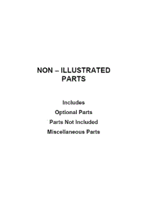 Optional Parts (Not Included) parts for Whirlpool Electric Cooktop WCE97US0HS01 from AppliancePartsPros.com