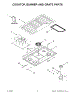 Cooktop, Burner And Grate Parts