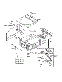 Main Pcb / Top Cover Assy parts for Lg Washer WD100CB/00 from AppliancePartsPros.com