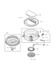 Tub Parts parts for Lg Washer WD100CK from AppliancePartsPros.com