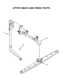 Upper Wash And Rinse Parts parts for Whirlpool Dishwasher WDF520PADW9 from AppliancePartsPros.com