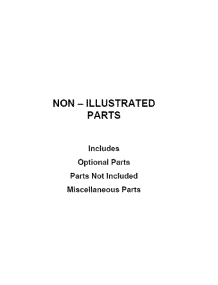 Optional Parts (Not Included) parts for Whirlpool Dishwasher WDF590SAJM0 from AppliancePartsPros.com