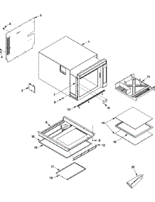 Tray, Grease Shield, Cabinet, parts for Amana Microwave WDYRC26J2-P1331409 from AppliancePartsPros.com
