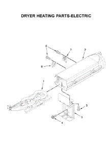 Dryer Heating Parts-Electric parts for Whirlpool Dryer WED5100HC0 from AppliancePartsPros.com