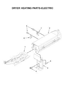 Dryer Heating Parts-Electric parts for Whirlpool Dryer WED6120HW0 from AppliancePartsPros.com