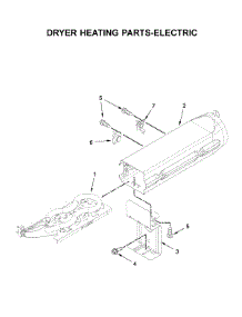 Dryer Heating Parts-Electric parts for Whirlpool Dryer WED6120HW1 from AppliancePartsPros.com