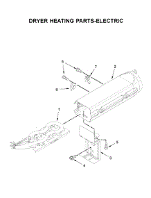 Dryer Heating Parts-Electric parts for Whirlpool Dryer WED7120HW0 from AppliancePartsPros.com