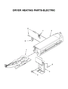 Dryer Heating Parts-Electric parts for Whirlpool Dryer WED8120HC0 from AppliancePartsPros.com