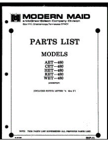 (Let-480) (Aet-480A) (Cet-480A) (Het-480A) (Ket-480A) (Let-480A) (Wet-480A) (Aet-480B) (Cet-480B) (Het-480B) (Let-480B) (Ket-480B) (Wet-480B) (Aet-480C) (Cet-480C) (Het-480C) (Let-480C) (Ket-480C) (Wet-480C) parts for Modern Maid Electric Cooktop WET-480A from AppliancePartsPros.com