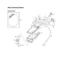 Drawer Housing Assy parts for Samsung Washer WF331ANR/XAA-02 from AppliancePartsPros.com