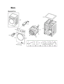 Main Assy parts for Samsung Washer WF331ANR/XAA-05 from AppliancePartsPros.com