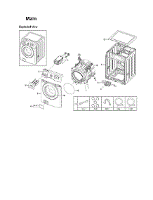 Main Assy parts for Samsung Washer WF365BTBGWR/A1-00 from AppliancePartsPros.com