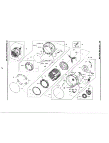 Tub & Drum parts for Samsung Washer WF407ANW/XAA-00 from AppliancePartsPros.com