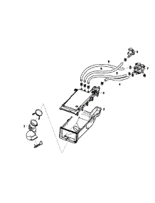 Drawer Assy 2 parts for Samsung Washer WF410ANW/XAA-00 from AppliancePartsPros.com