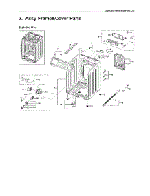 Frame & Cover Parts parts for Samsung Washer WF42H5000AW/A2-11 from AppliancePartsPros.com