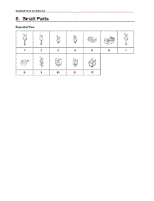 Small Parts parts for Samsung Washer WF42H5000AW/A2-11 from AppliancePartsPros.com