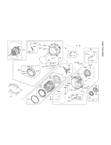 Tub & Drum Parts parts for Samsung Washer WF42H5200AW/A2-11 from AppliancePartsPros.com