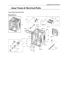 Frame & Electrical Assy parts for Samsung Washer WF45A6400AV/US-00 from AppliancePartsPros.com
