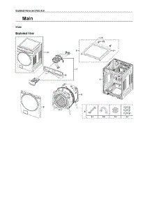 Main Assy parts for Samsung Washer WF45A6400AW/US-00 from AppliancePartsPros.com