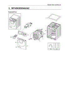 Main Unit parts for Samsung Washer WF45K6500AV/A2-01 from AppliancePartsPros.com