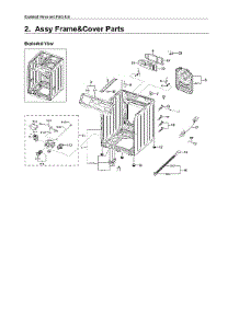 Frame & Cover Parts parts for Samsung Washer WF45K6500AV/A2-01 from AppliancePartsPros.com