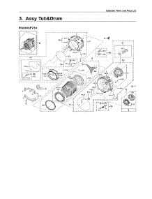 Tub &  Drum Parts parts for Samsung Washer WF45K6500AV/A2-01 from AppliancePartsPros.com
