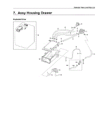 Drawer Housing Parts parts for Samsung Washer WF45K6500AV/A2-01 from AppliancePartsPros.com