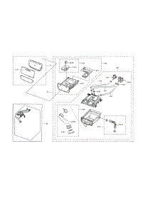 Drawer Parts parts for Samsung Washer WF45R6100AC/US-00 from AppliancePartsPros.com