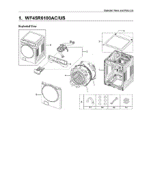 Main Unit Assy parts for Samsung Washer WF45R6100AC/US-02 from AppliancePartsPros.com