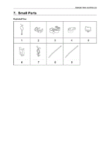 Small Parts parts for Samsung Washer WF45R6100AC/US-02 from AppliancePartsPros.com