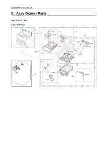 Drawer Assy parts for Samsung Washer WF45R6100AC/US-03 from AppliancePartsPros.com