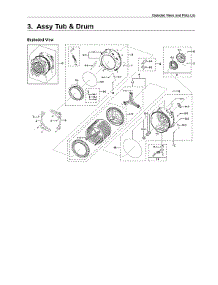 Tub & Drum Parts parts for Samsung Washer WF45R6300AC/US-00 from AppliancePartsPros.com