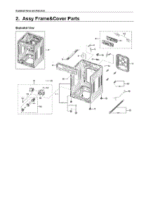 Frame & Cover Parts parts for Samsung Washer WF45R6300AV/US-00 from AppliancePartsPros.com
