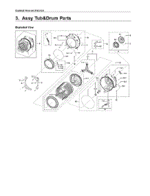 Tub & Drum Parts parts for Samsung Washer WF45R6300AV/US-00 from AppliancePartsPros.com