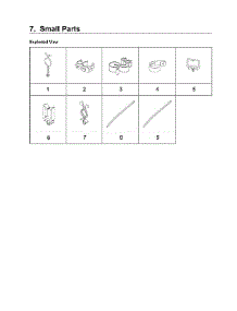 Small Parts parts for Samsung Washer WF45R6300AW/US-01 from AppliancePartsPros.com