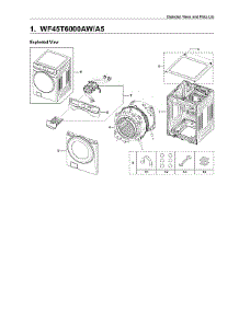 Main Unit Parts parts for Samsung Washer WF45T6000AW/A5-00 from AppliancePartsPros.com