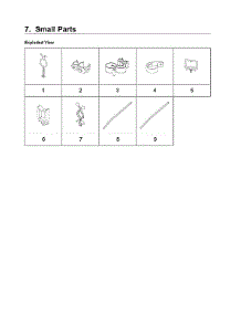 Small Parts parts for Samsung Washer WF45T6200AW/US-03 from AppliancePartsPros.com