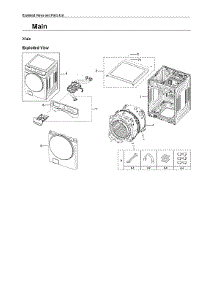 Main Assy parts for Samsung Washer WF50A8600AE/US-00 from AppliancePartsPros.com