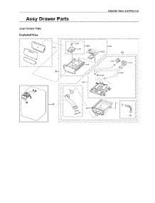 Drawer Assy parts for Samsung Washer WF50A8600AE/US-00 from AppliancePartsPros.com