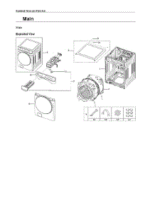 Main Assy parts for Samsung Washer WF50A8800AV/US-00 from AppliancePartsPros.com